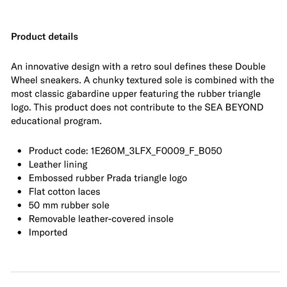 PRADA Double Wheel Re-Nylon gabardine sneakers - Picture 10 of 10